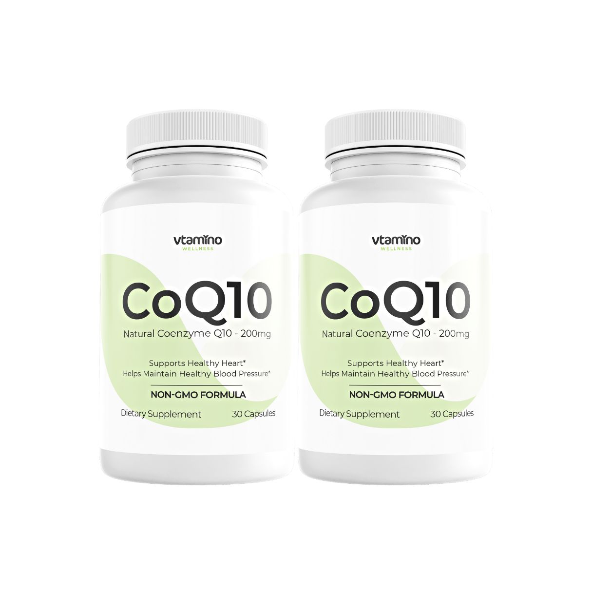 vtamino CoQ10 Ubiquinone-High Potency For Ultimate Benefits (30 Days Supply)
