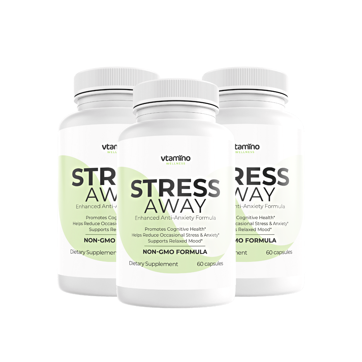 vtamino Stress Away-Enhanced Anti Anxiety & Stress Formula (30 Days Supply)